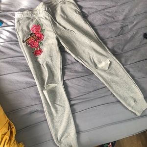 Divided Patch joggers